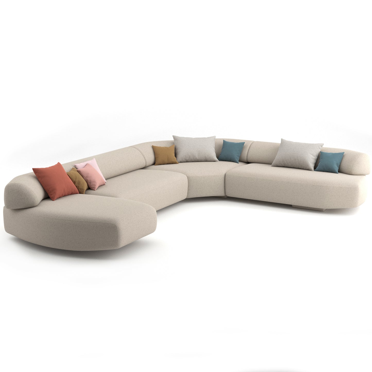 Gogan Sofa 04 By Moroso 3D Model