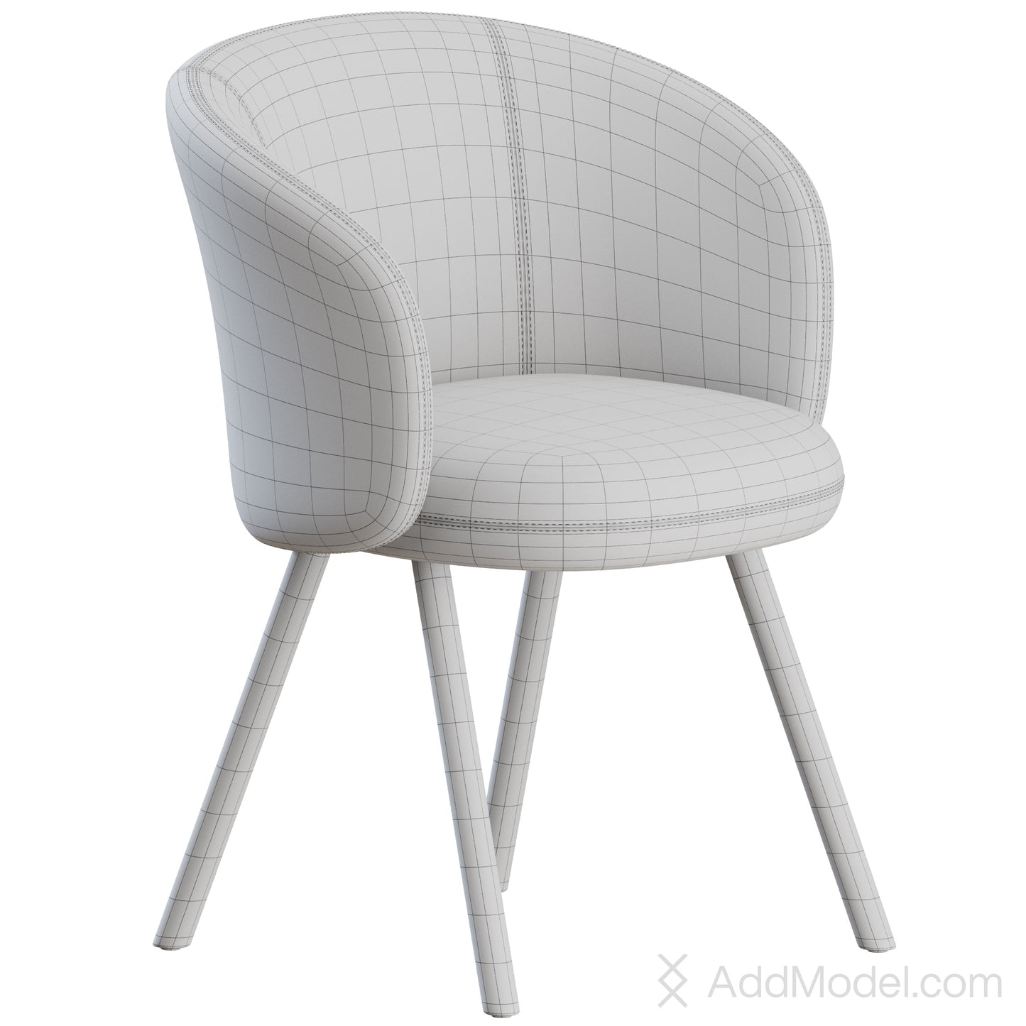 Mikado Chair By Vitra 3D Model