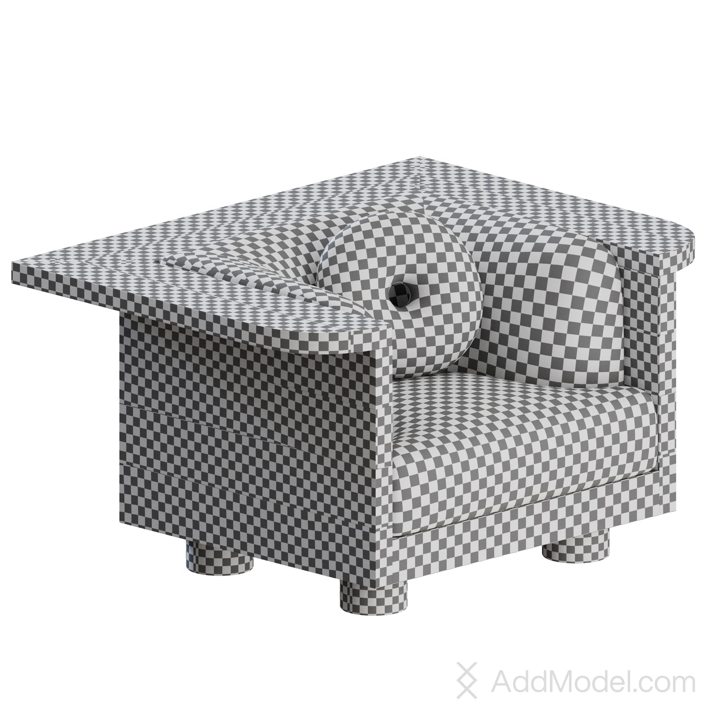Nativ Armchair By Emmanuelle Simon 3D Model