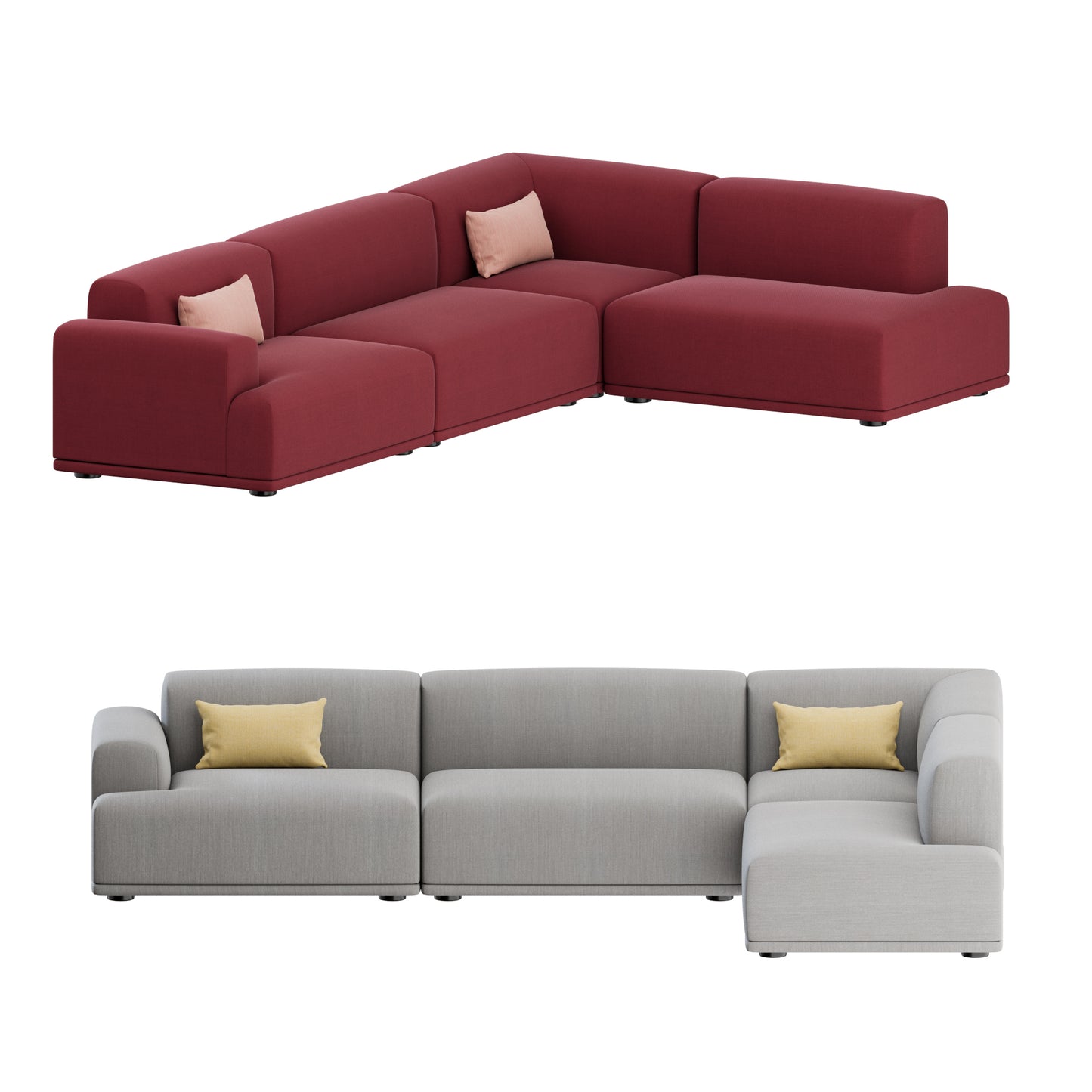 Connect Corner Sofa 01 By Muuto 3D Model