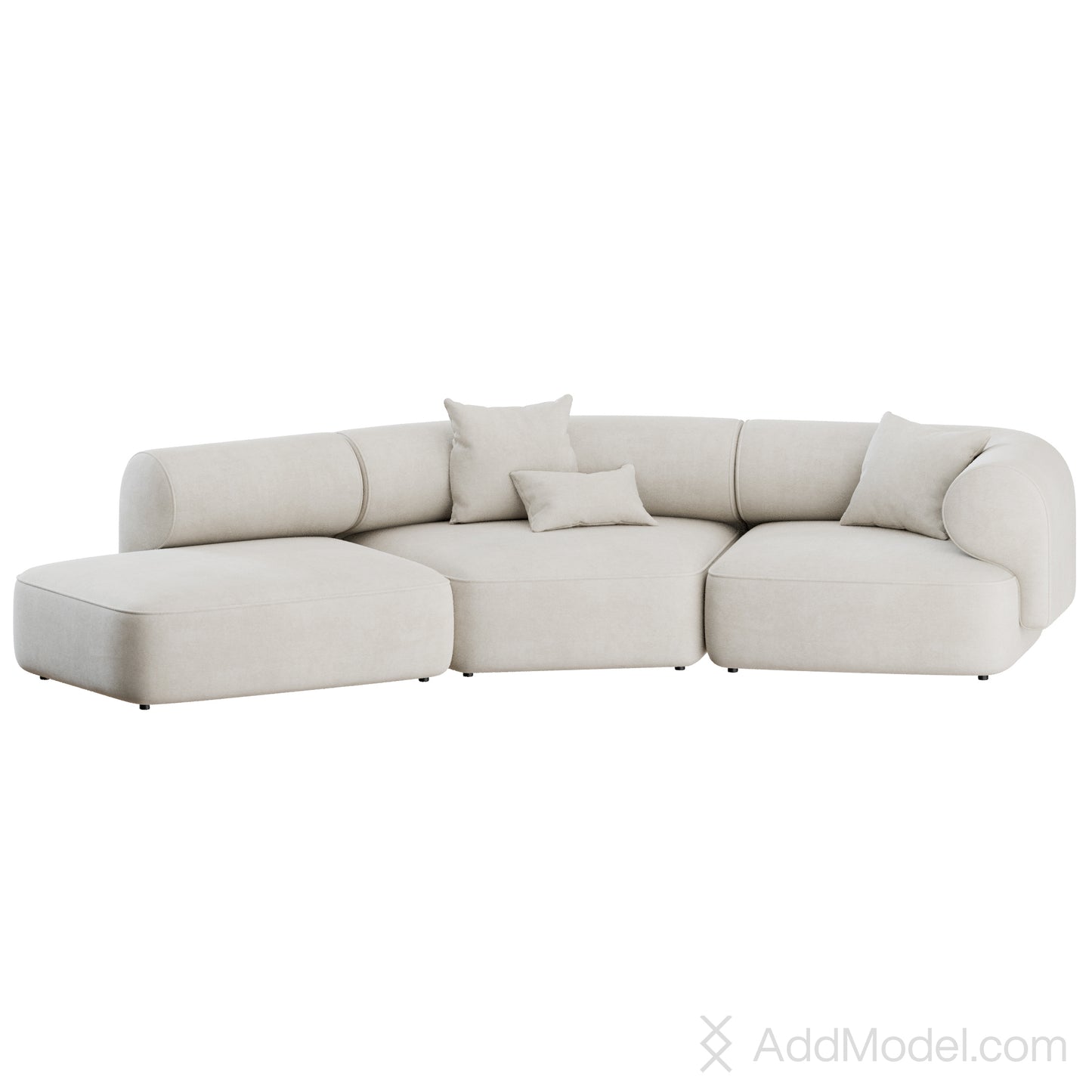Melody Corner Sofa By Natuzzi 3D Model
