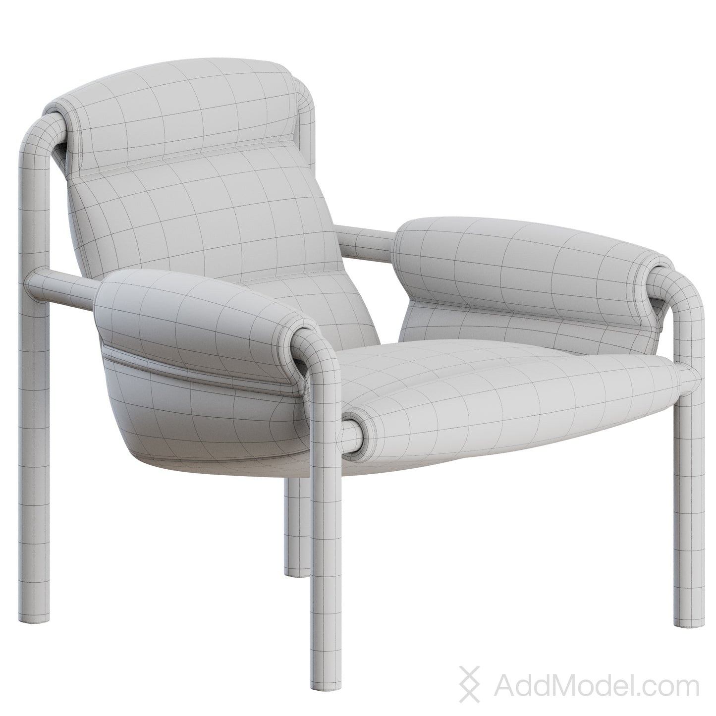 Atli Lounge Chair By Wendelbo 3D Model