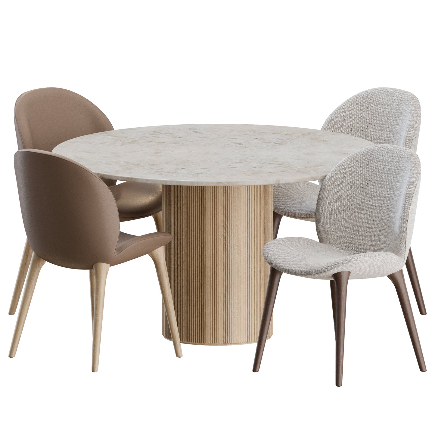 Dining Set By Vipp 3D Model