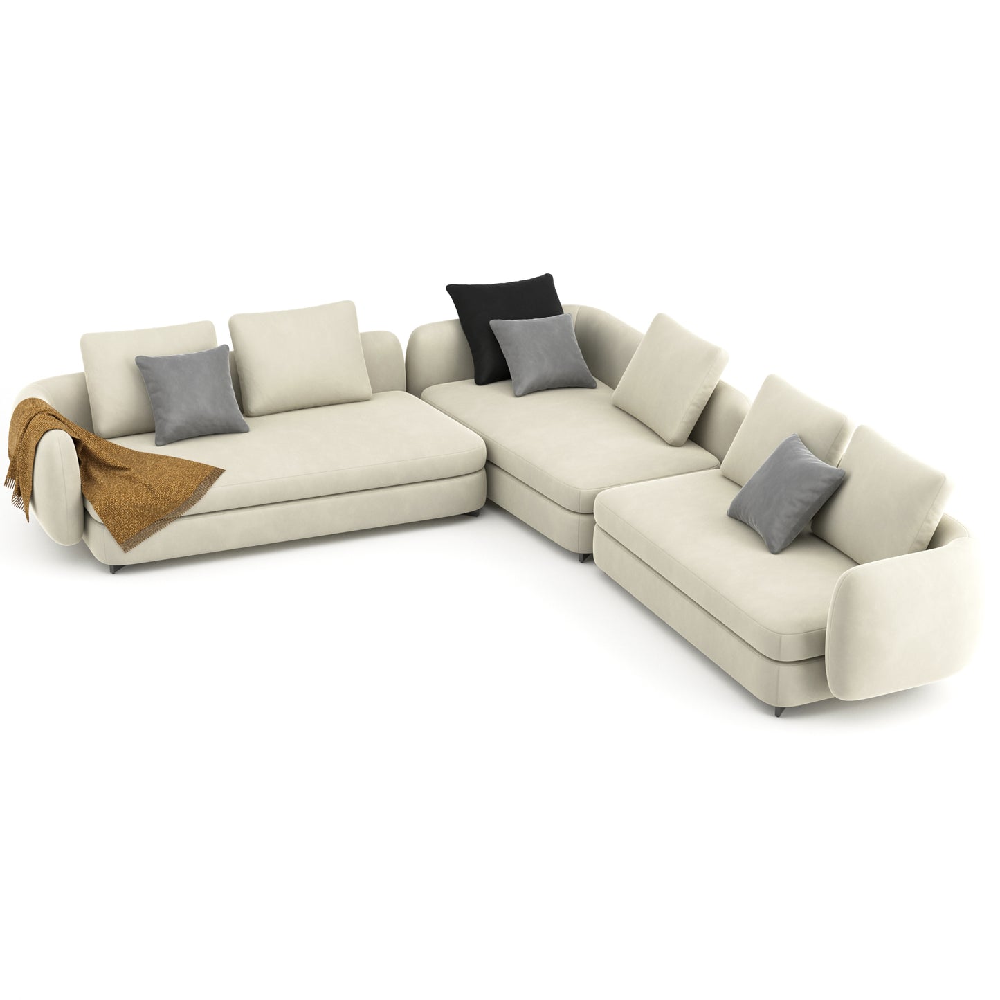 Saint Germain Sofa 02 By Poliform 3D Model