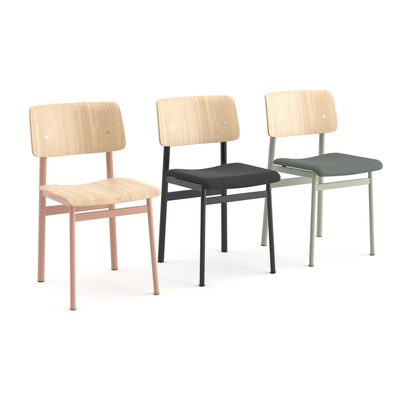 Cover Chair + Loft Chair By Muuto 3D Model