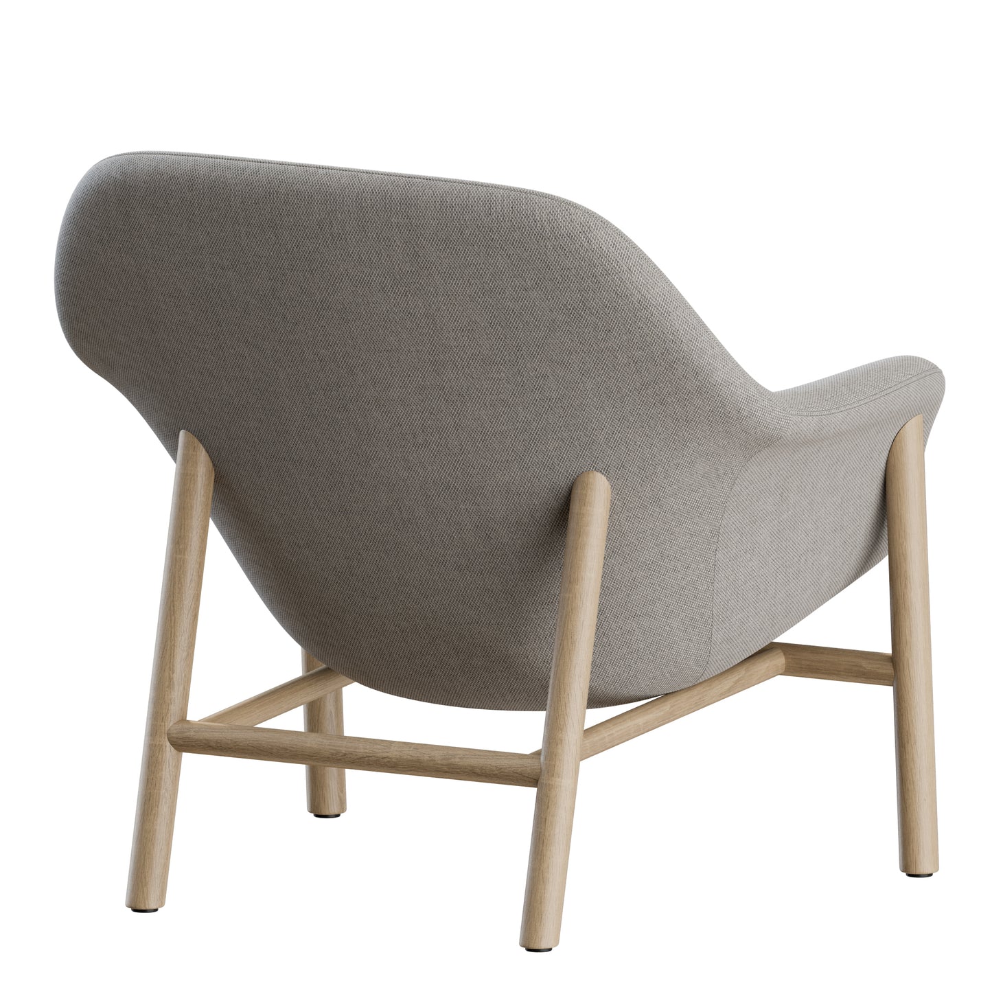 Drape Lounge Chair Wood Normann Copenhagen 3D Model