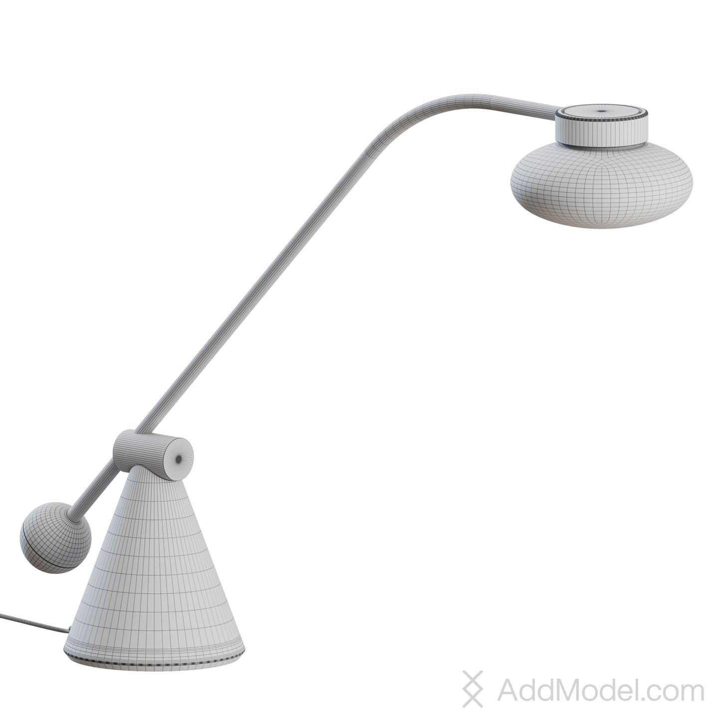 Mun Table Lamp By Steller Works 3D Model