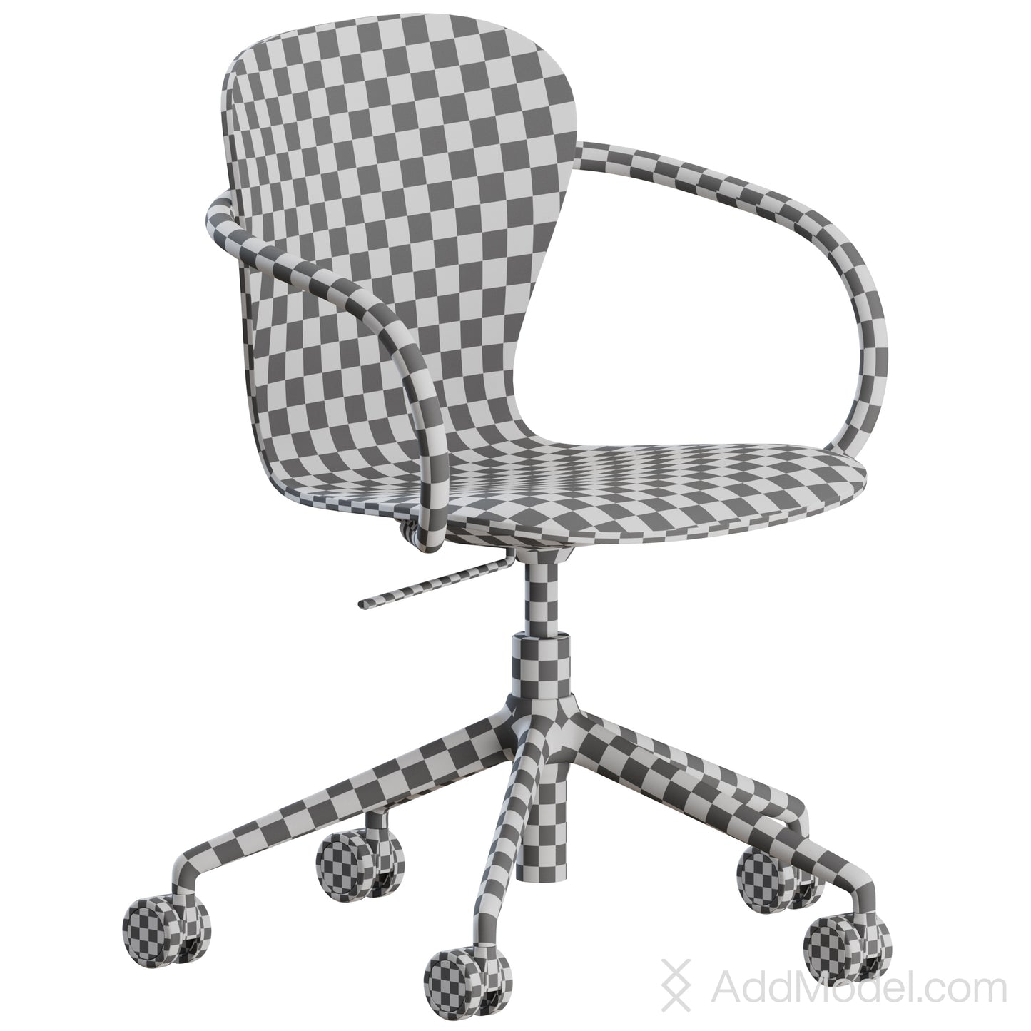 S220 Swivel Chair By Thonet 3D Model