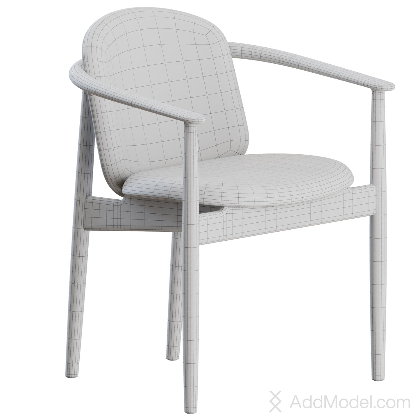 A-DC05 Dining Chair By Karimoku Case 3D Model