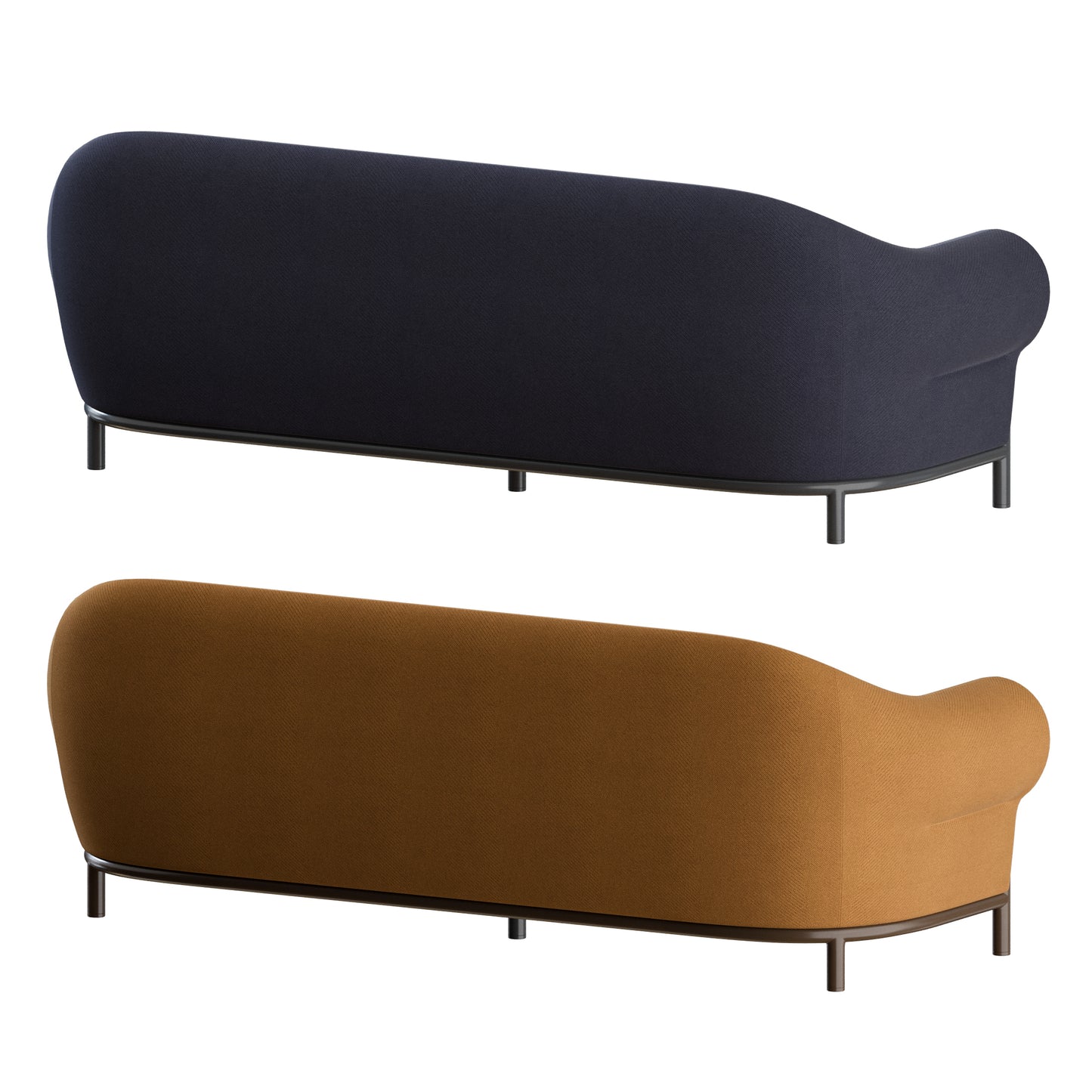 Fender 3 Seater Sofa By True Design 3D Model