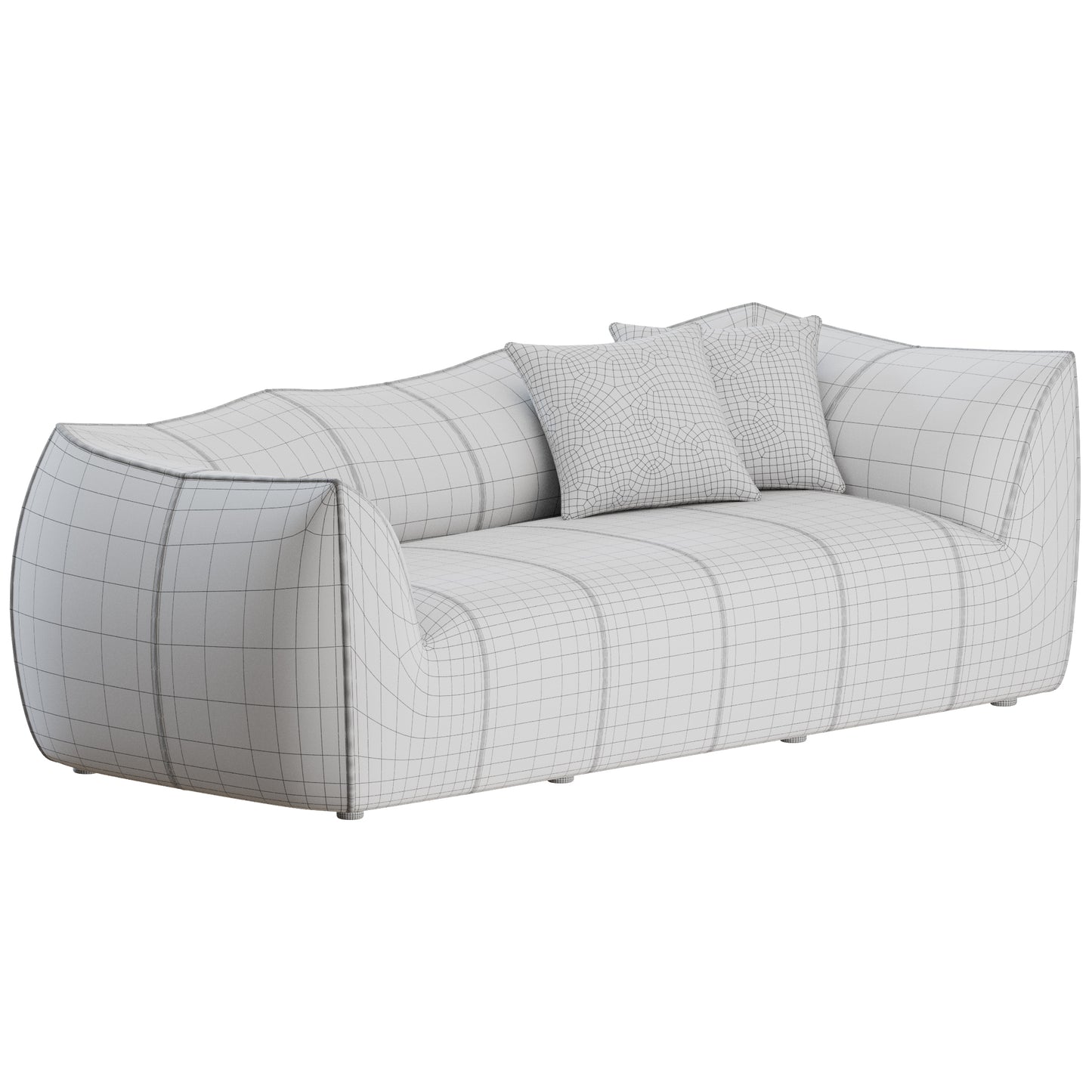 Le Bambole 3 Seater Sofa B&B Italia 3D Model