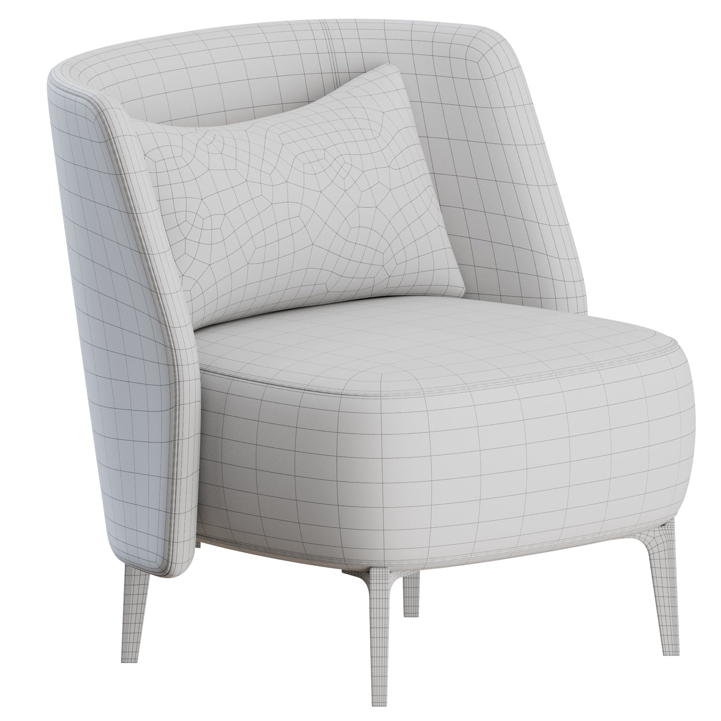 Sunday Armchair Poliform 3D Model