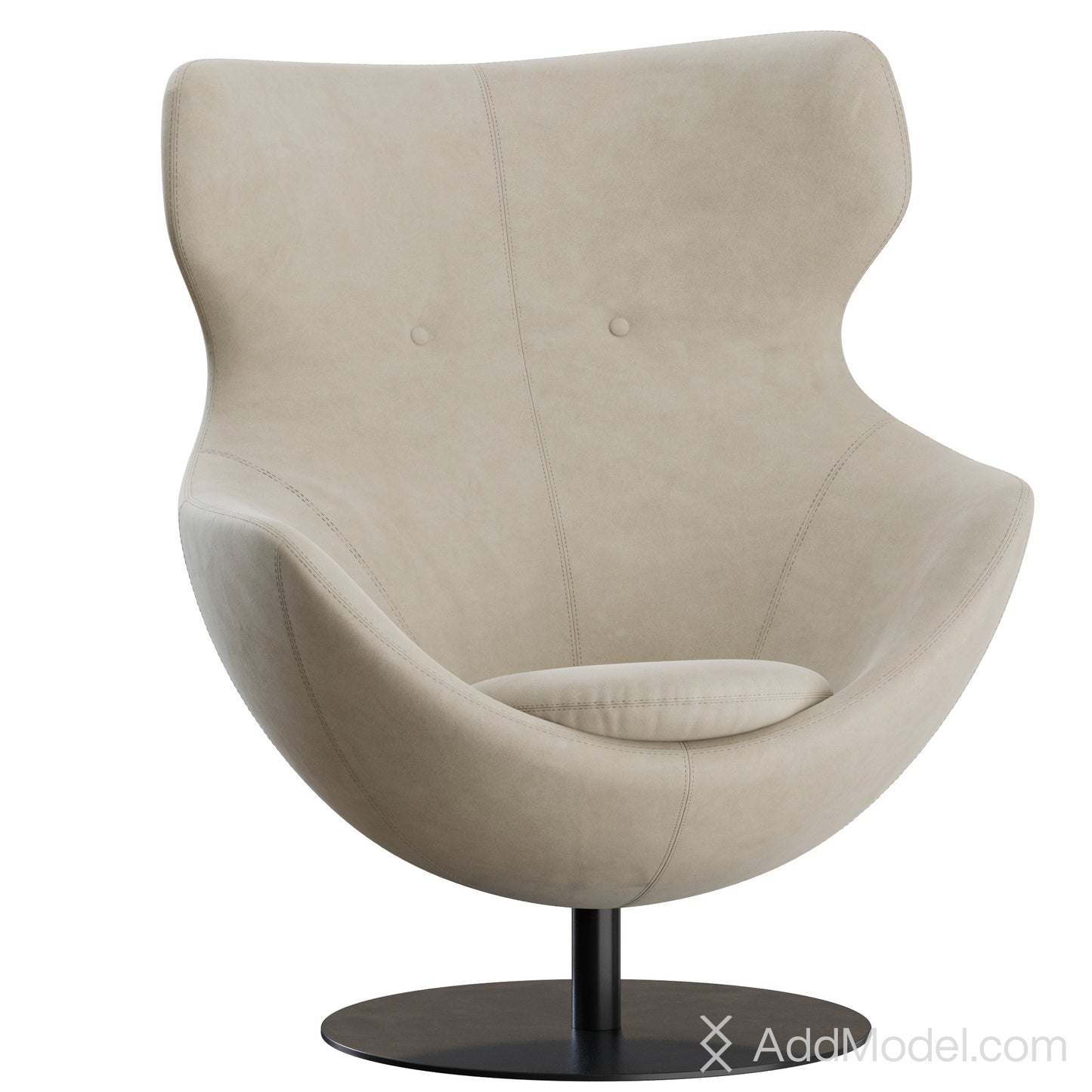 Jupiter Armchair By Ligne Roset 3D Model