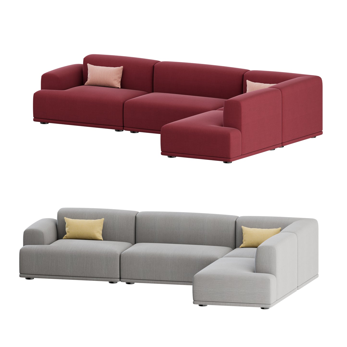 Connect Corner Sofa 01 By Muuto 3D Model