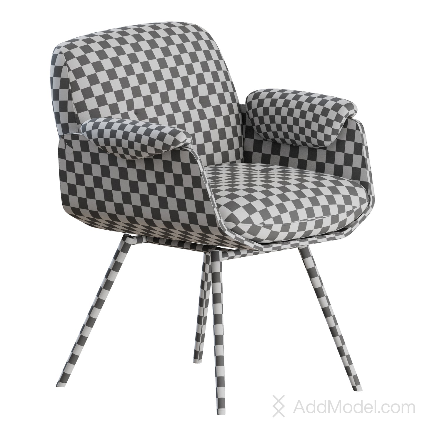 Laurel Chair By Minotti 3D Model