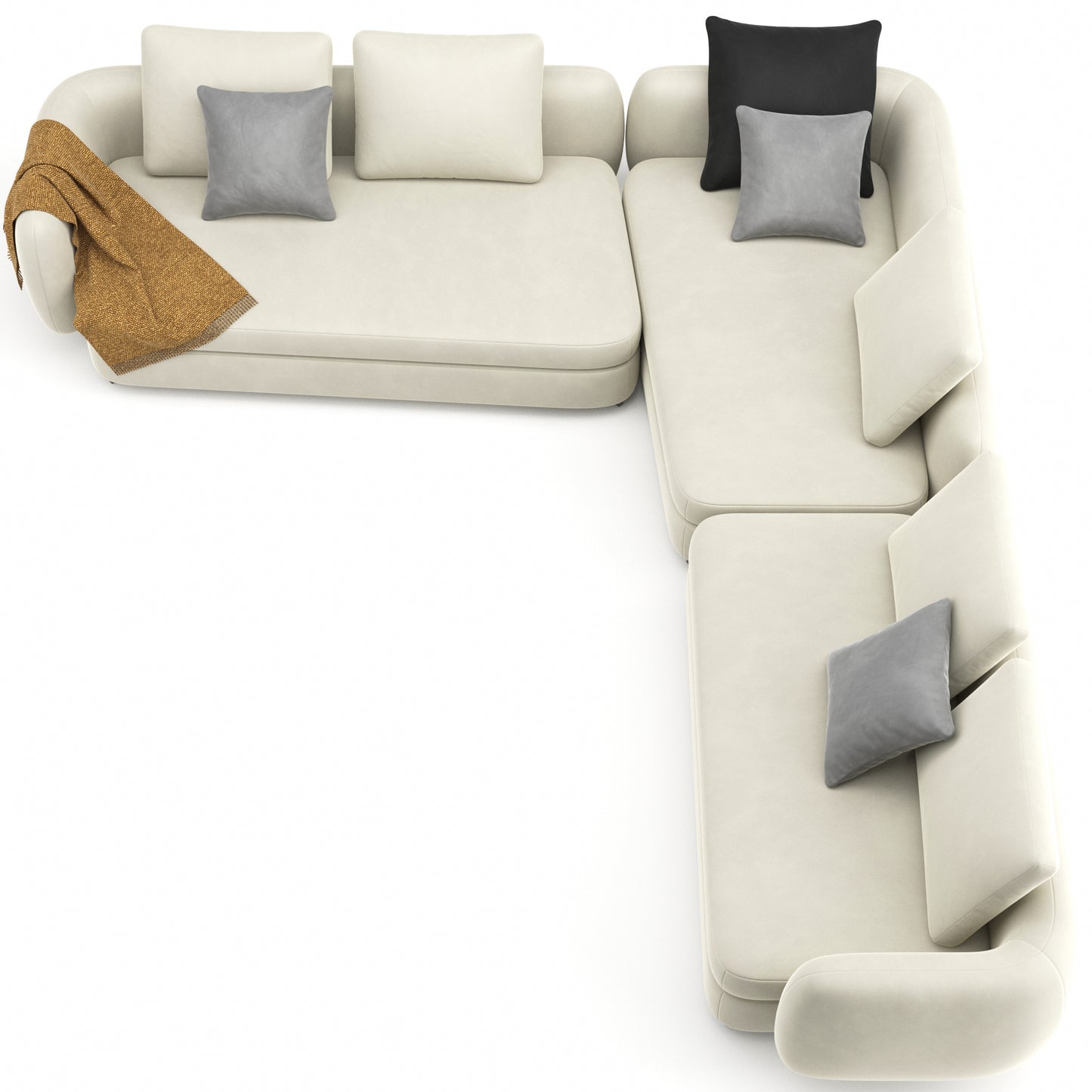 Saint Germain Sofa 02 By Poliform 3D Model