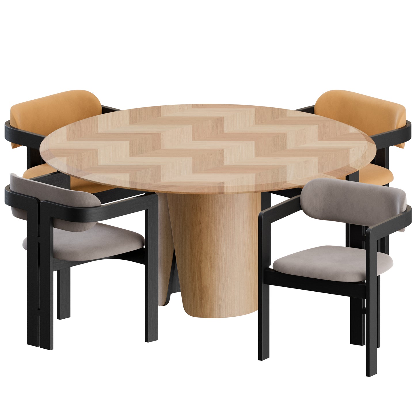 Dining Set By Gallotti & Radice 3D Model