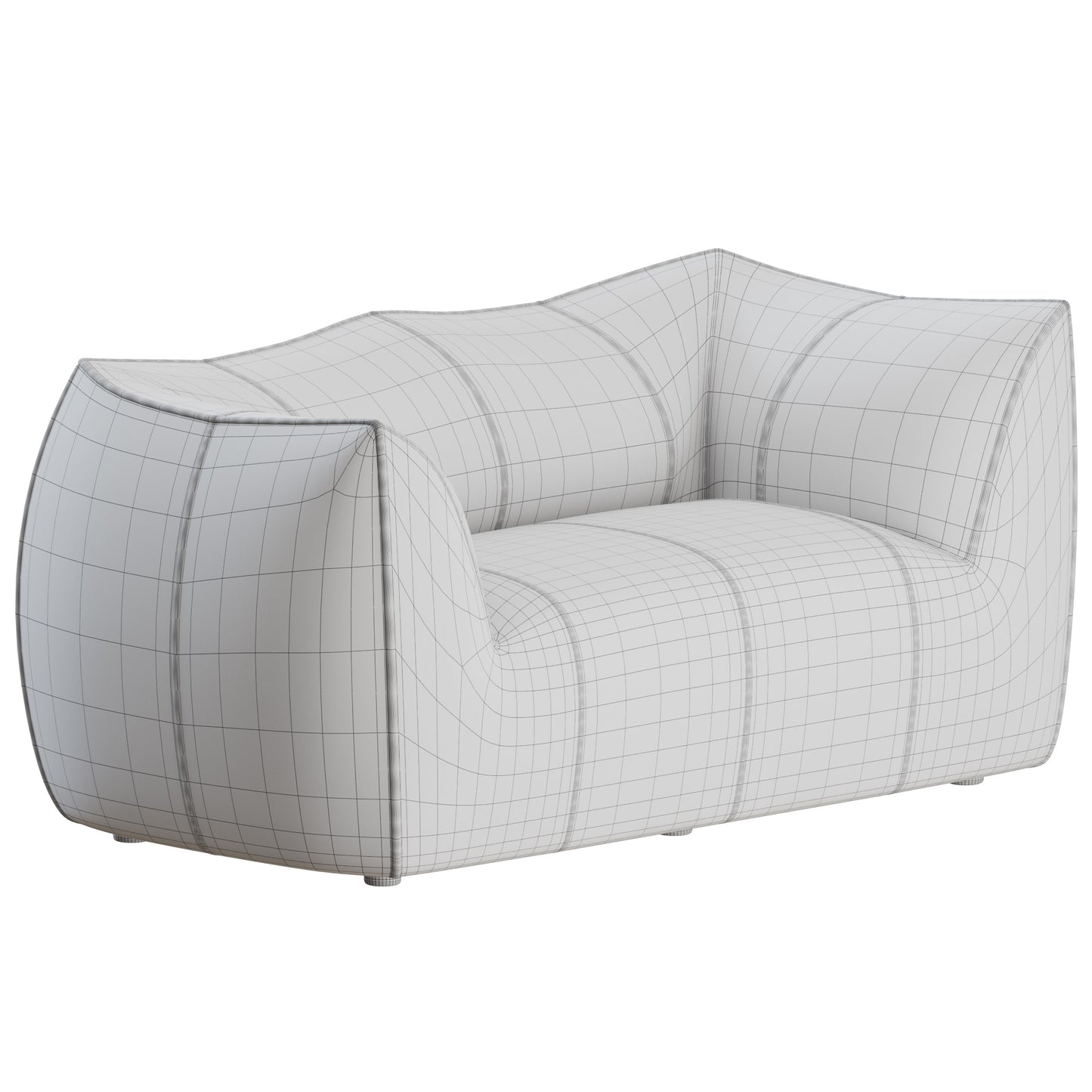 Le Bambole 2 Seater Sofa B&B Italia 3D Model