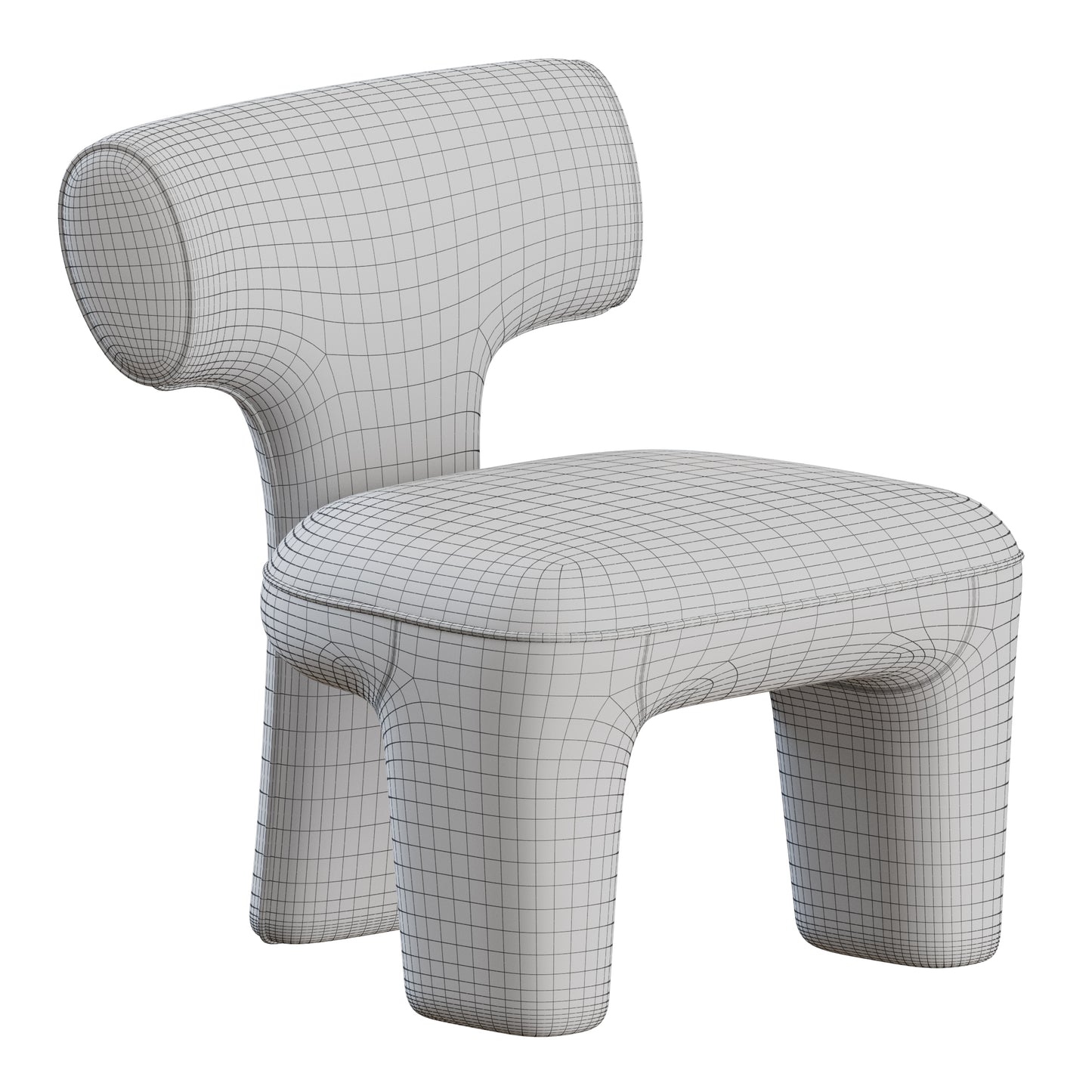 Litho Slipper Chair By Pierre Frey 3D Model