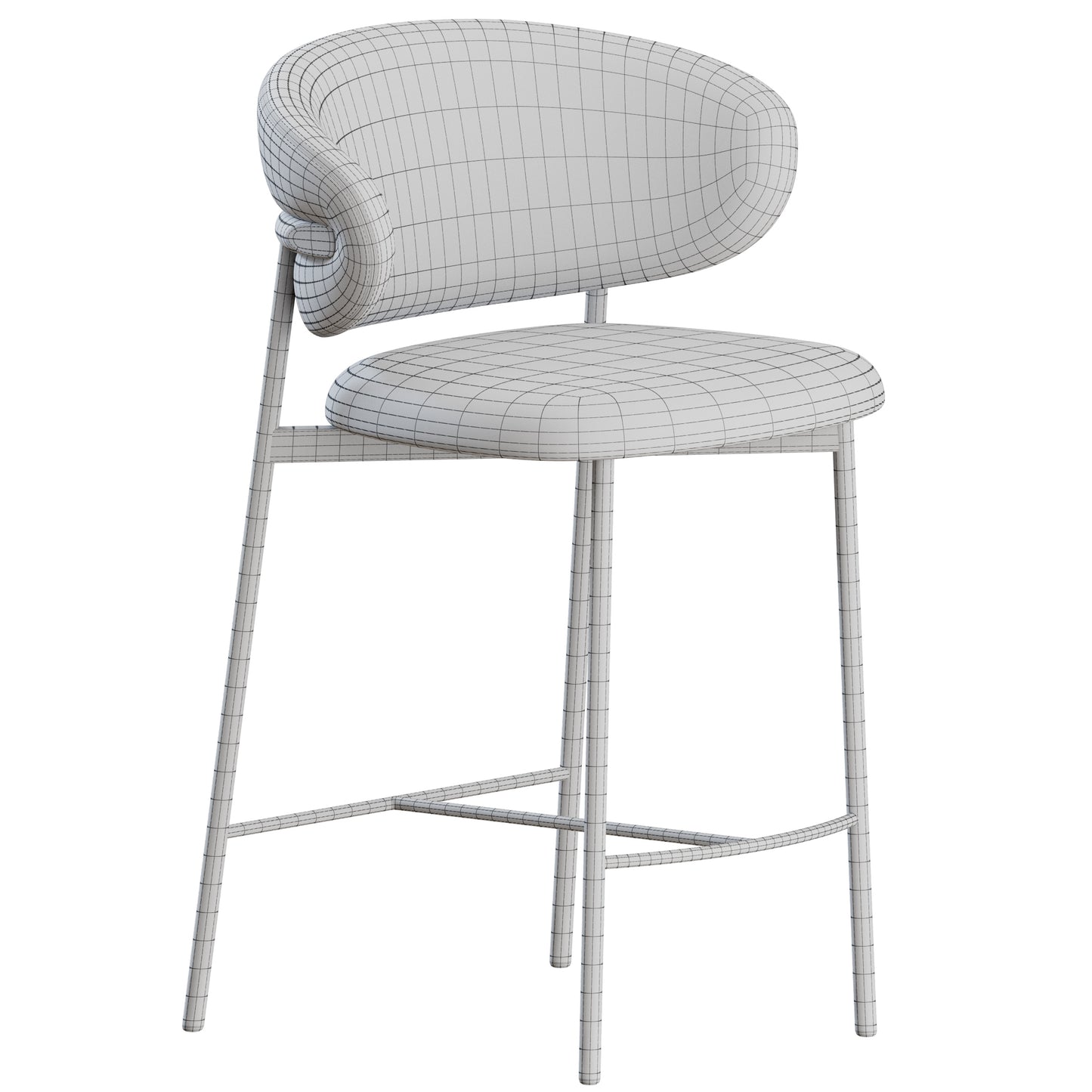 Oleandro Stool Metal By Calligaris 3D Model