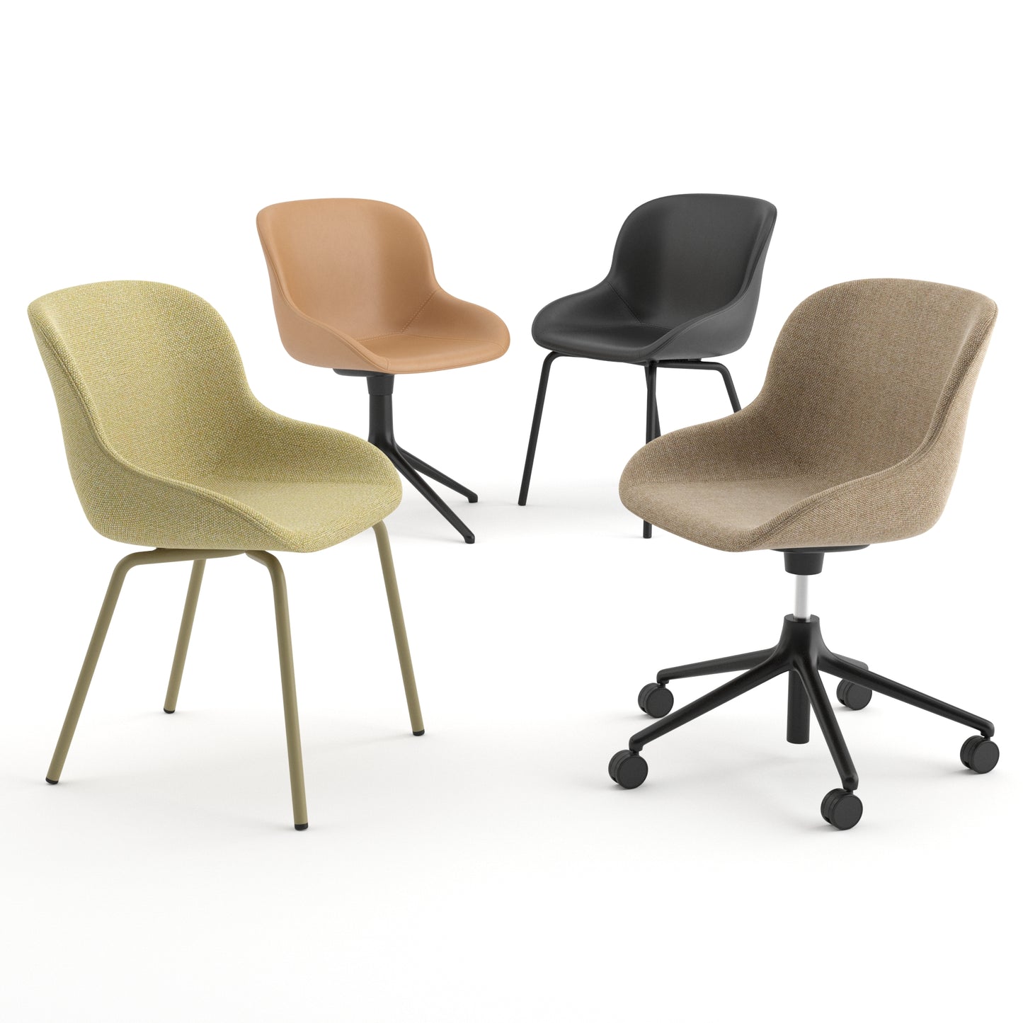 HYG Chairs Upholstery By Normann Copenhagen 3D Model