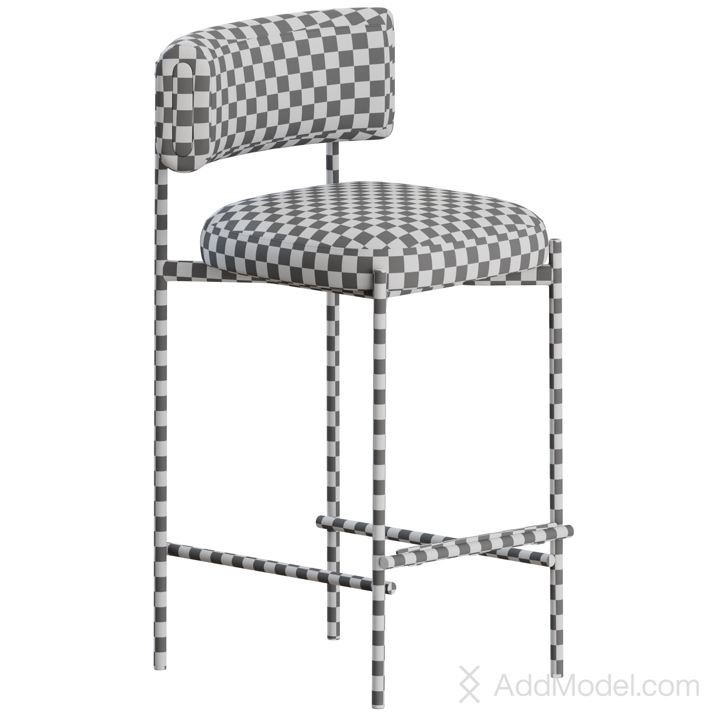 Amelie H65 H75 M TS Stool By MIDJ 3D Model