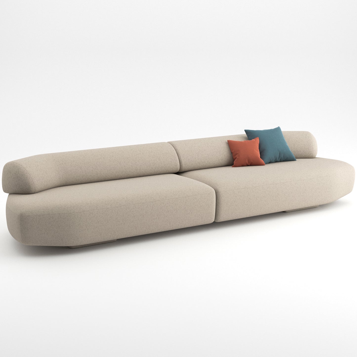 Gogan Sofa 03 By Moroso 3D Model