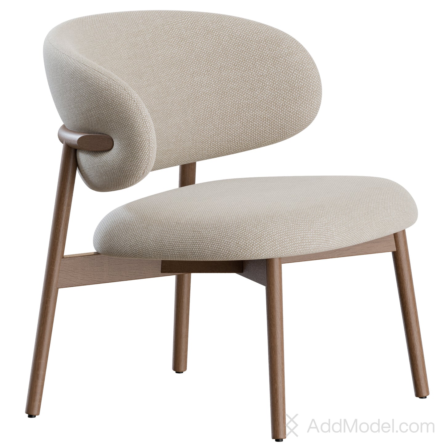 Oleandro Lounge Chair By Calligaris 3D Model