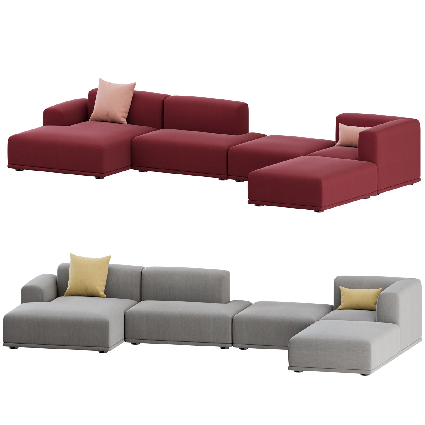 Connect Corner Sofa 02 By Muuto 3D Model