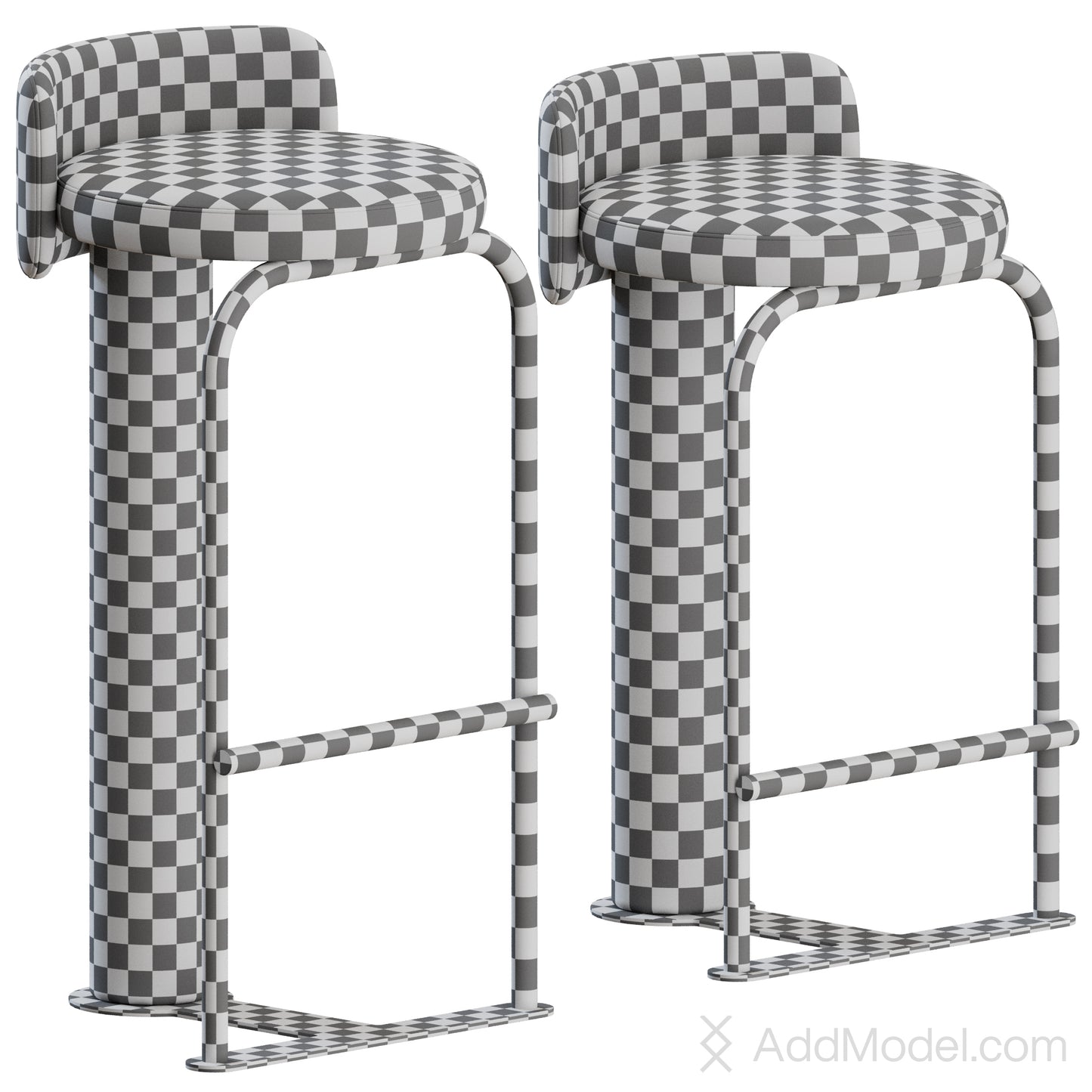 Fox Barstool and Counter By Woo Furniture 3D Model