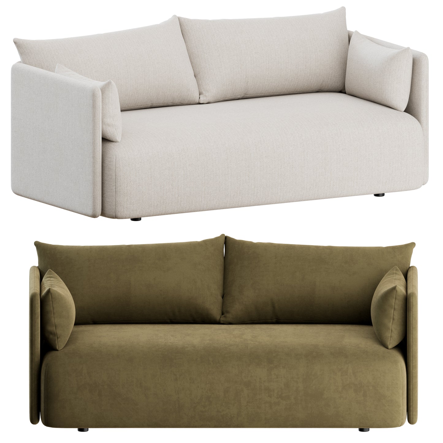 Offset Sofa 2 Seater By Audo 3D Model