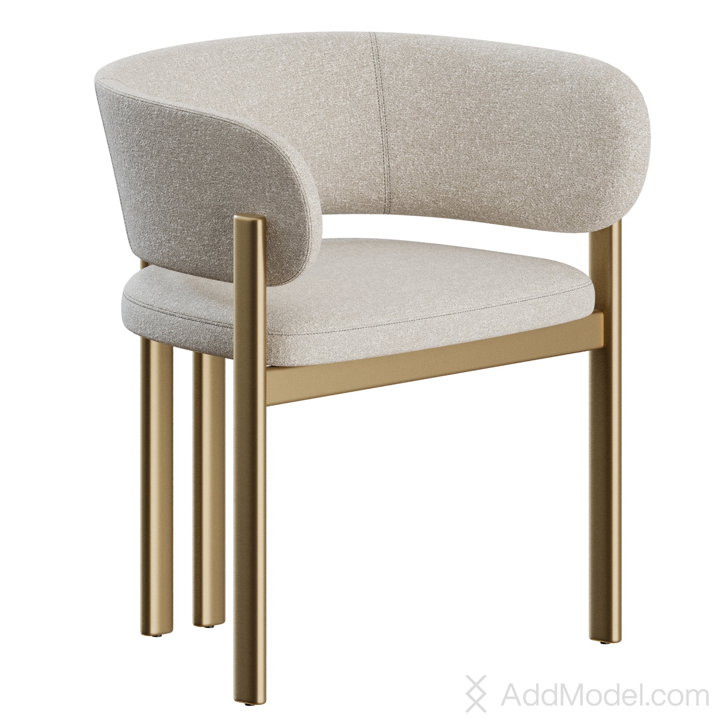 Bay Armchair By Nature Design 3D Model