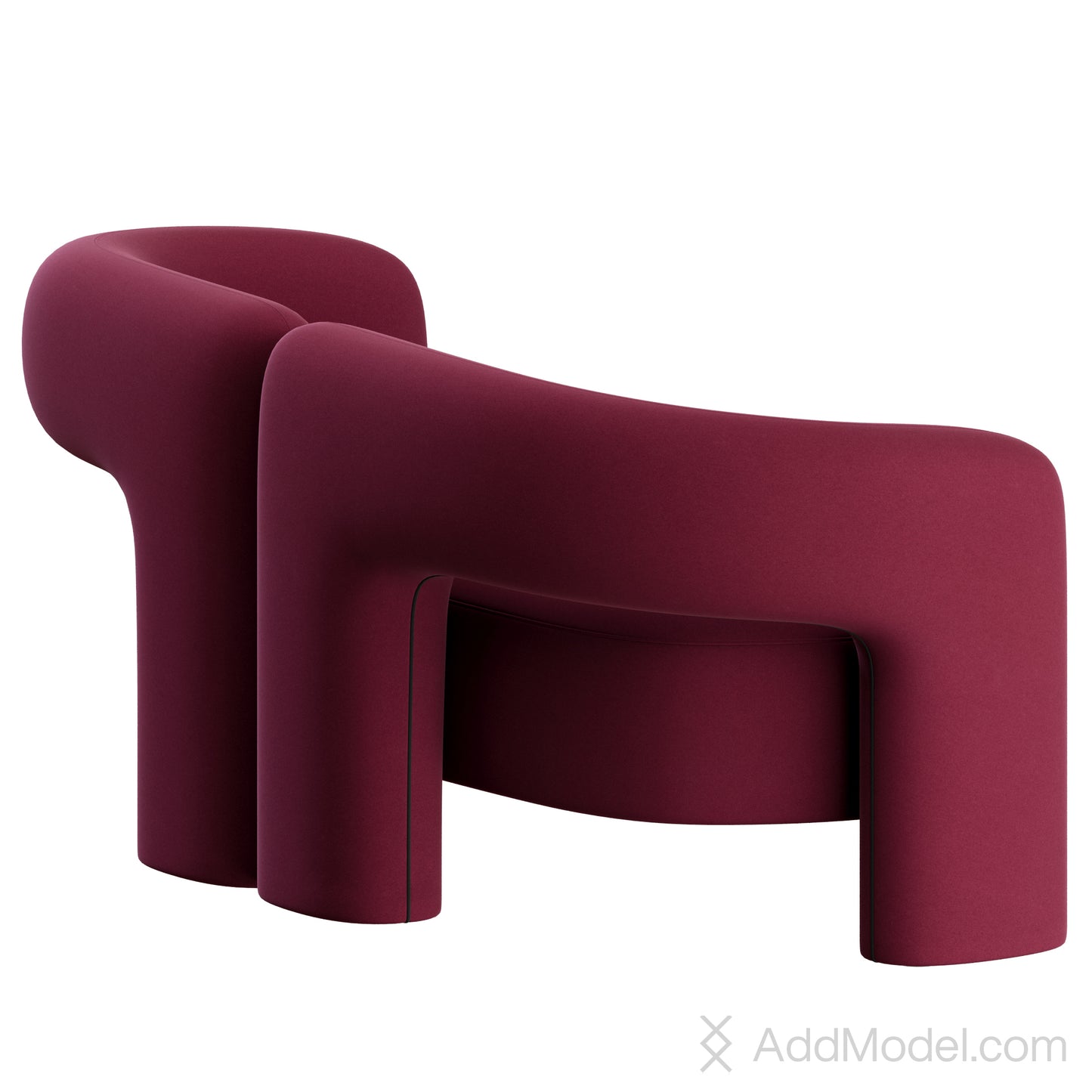 Dudet Sofa By Cassina 3D Model