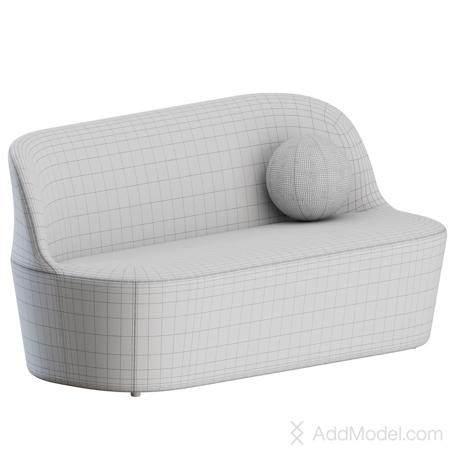 Gomo Sofa By Fredericia 3D Model