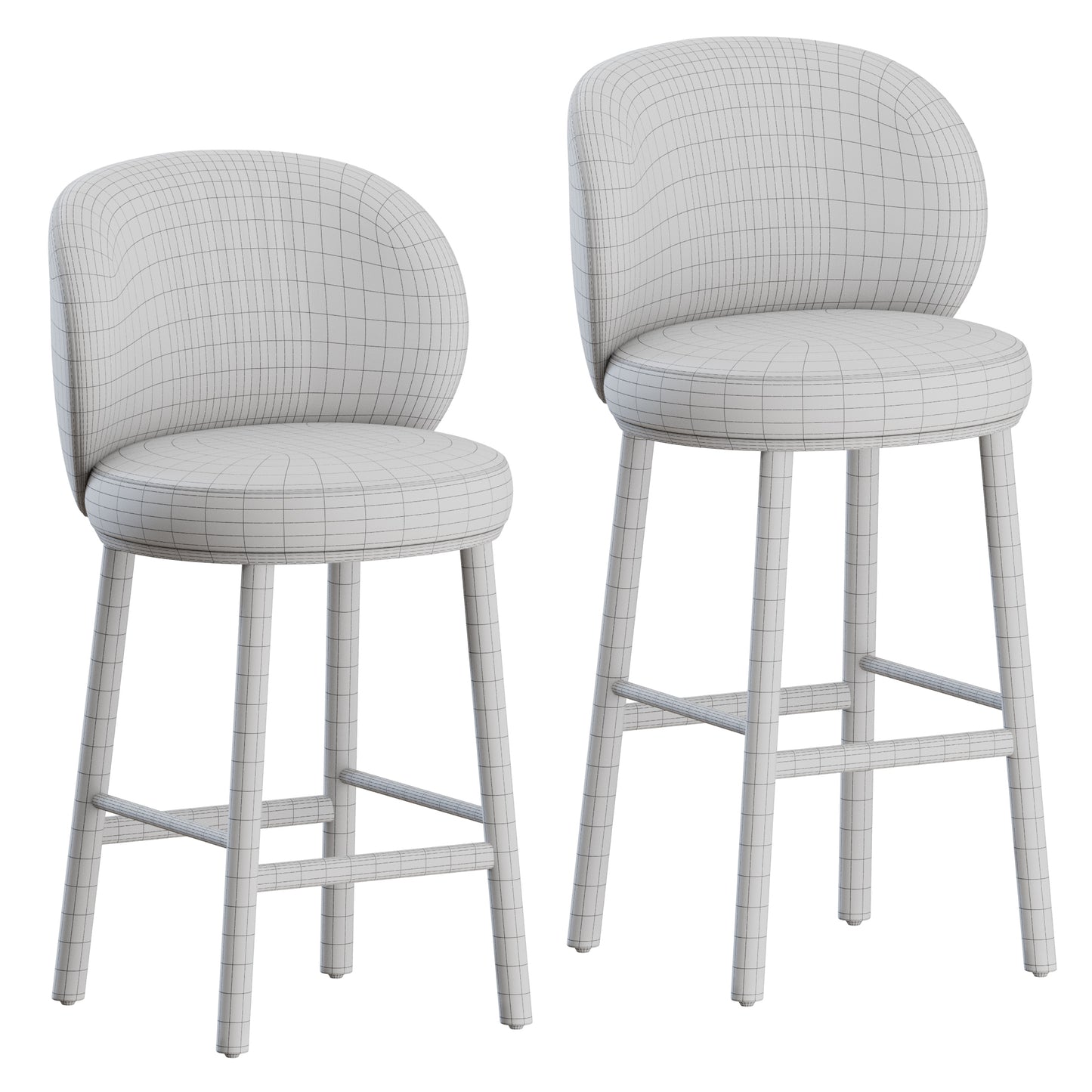 Ovata Stool & Counter Wendelbo 3D Model