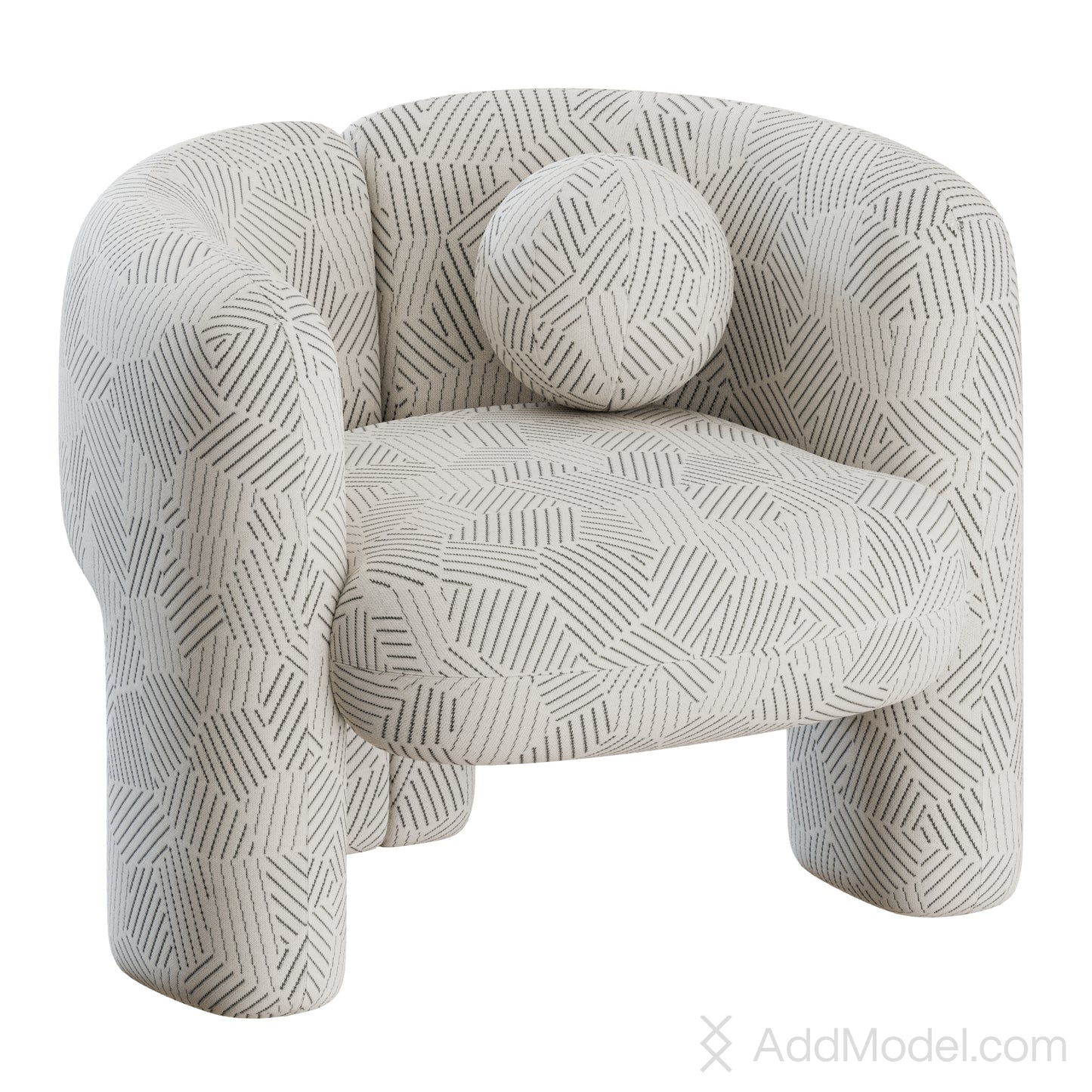 Emma Armchair By Marelli 3D Model