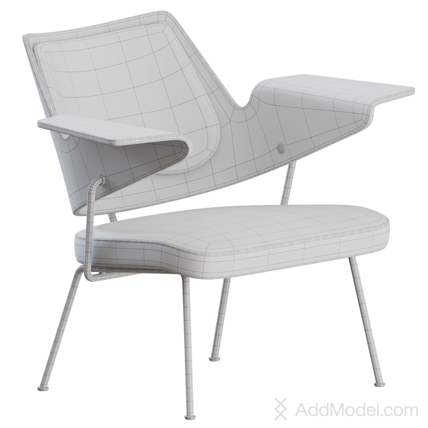 RFH Lounge Chair RD8 By &Tradition 3D Model