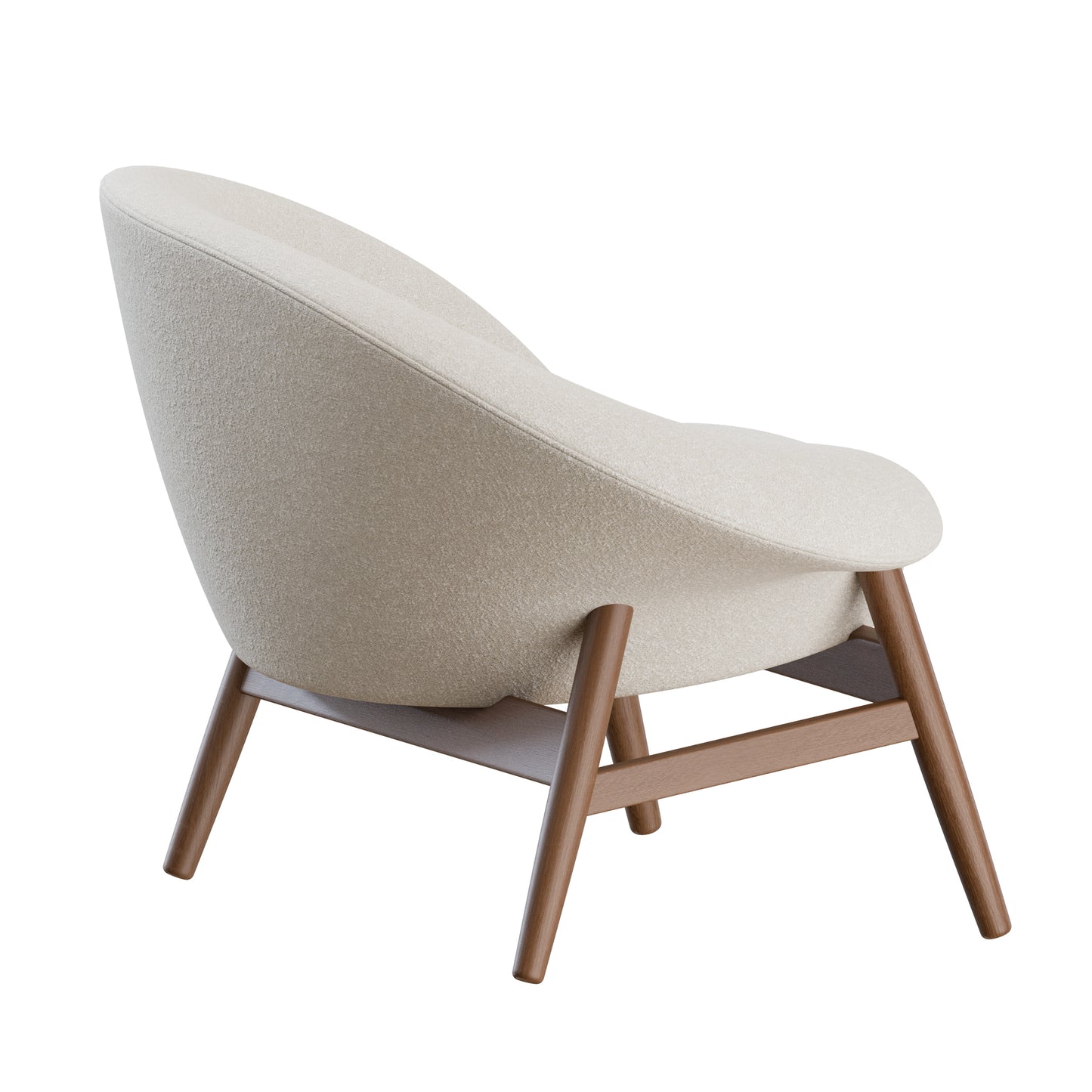 Fried Egg Lounge Chair Warm Nordic 3D Model