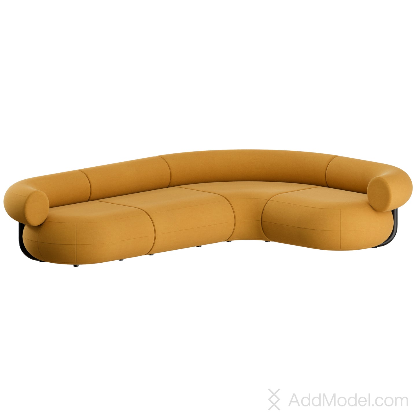 Fat Sofa Corner 3 Seater By Tom Dixon 3D Model