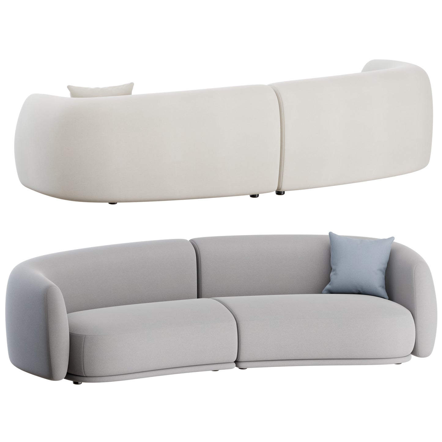 Pacific Sofa By Moroso 3D Model