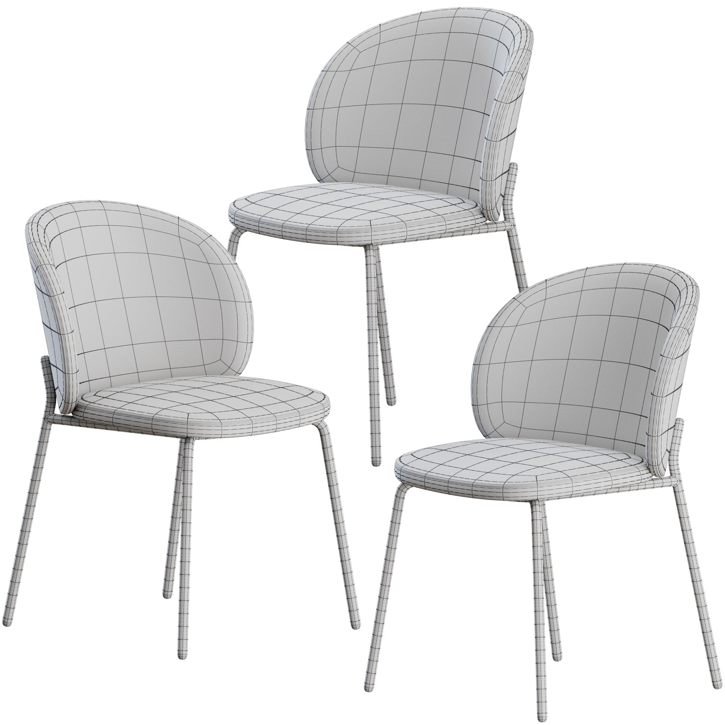 Princeton Chair By BoConcept 3D Model