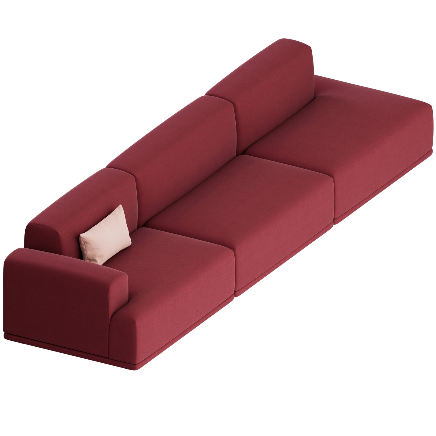 Connect Modular Sofa 3 Seater By Muuto 3D Model