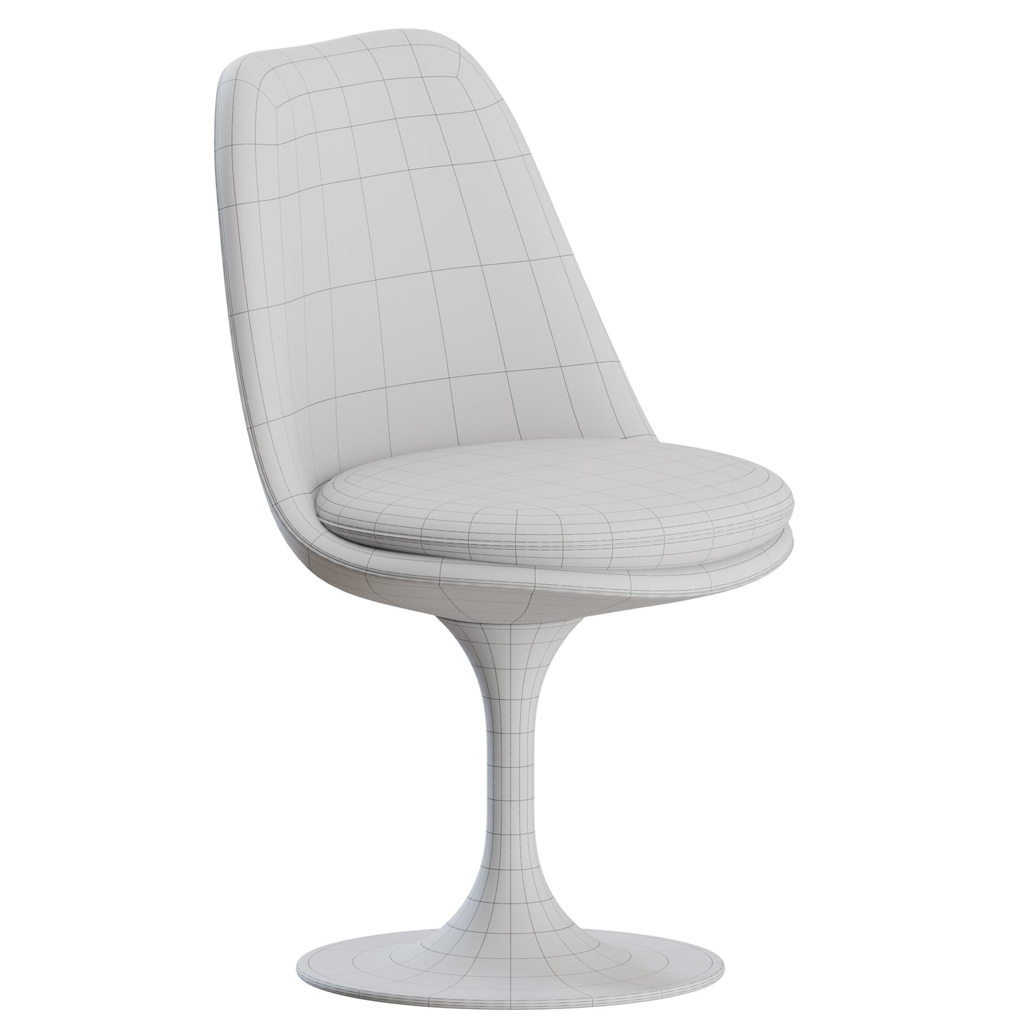 Tulip Chair Upholstered Knoll 3D Model