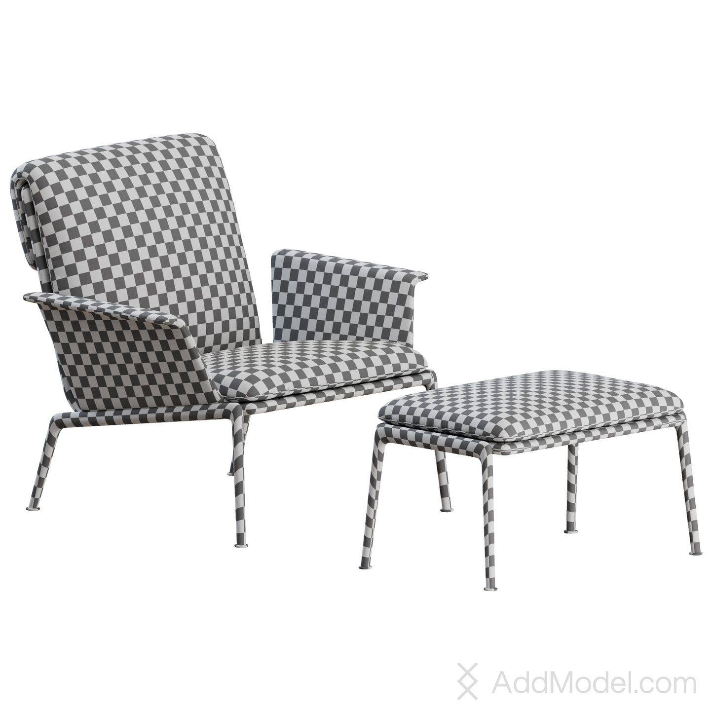 Muno Armchair By &Tradition 3D Model
