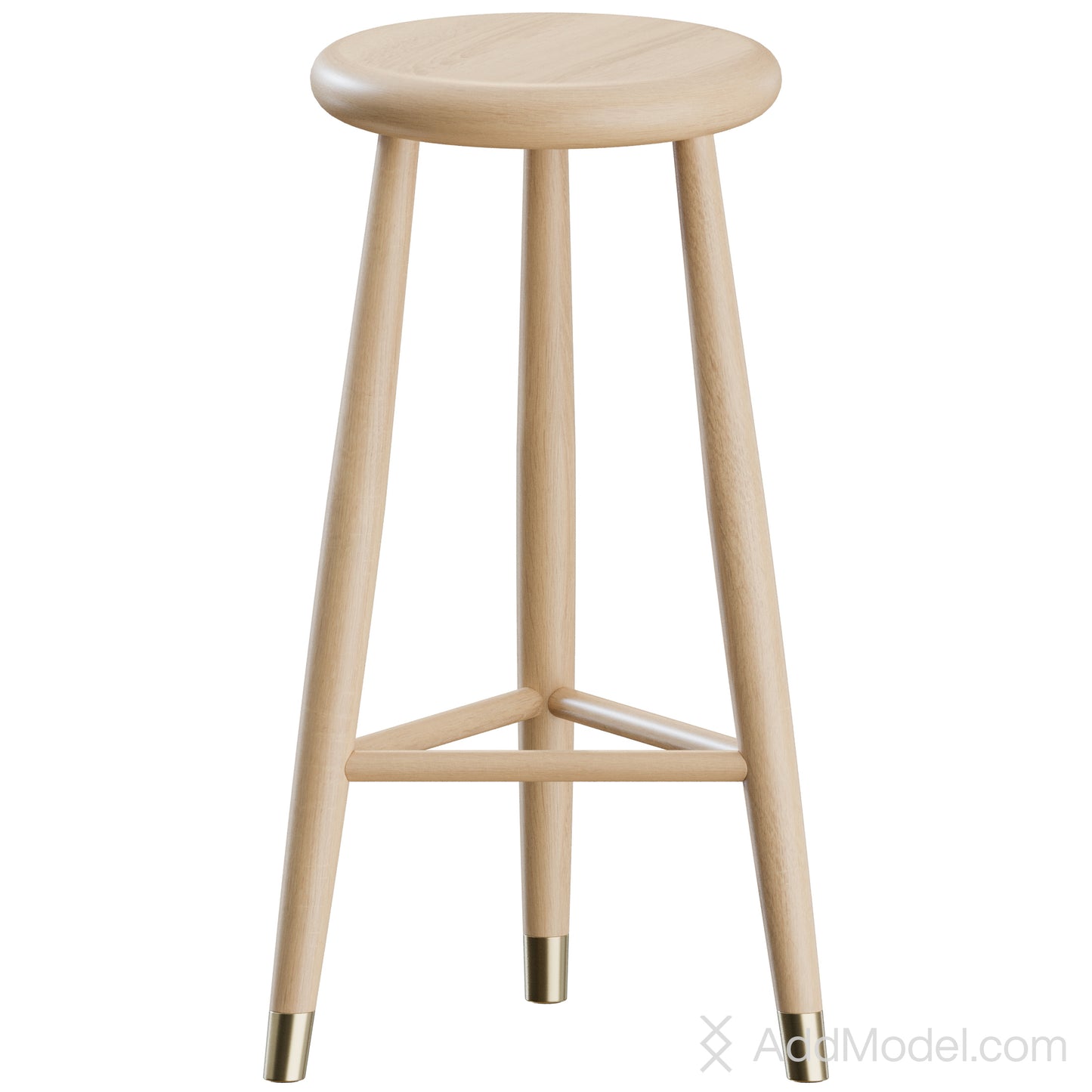 Jaer Bar Stool By Eikund 3D Model