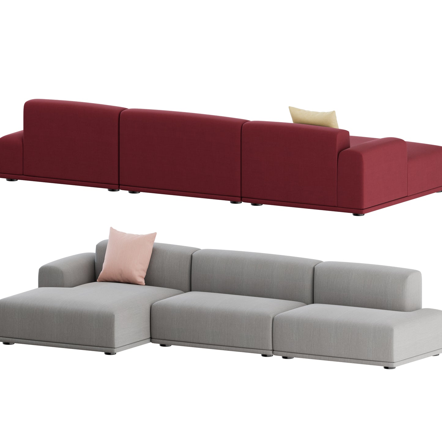 Connect Sofa 3 Seater 02 By Muuto 3D Model