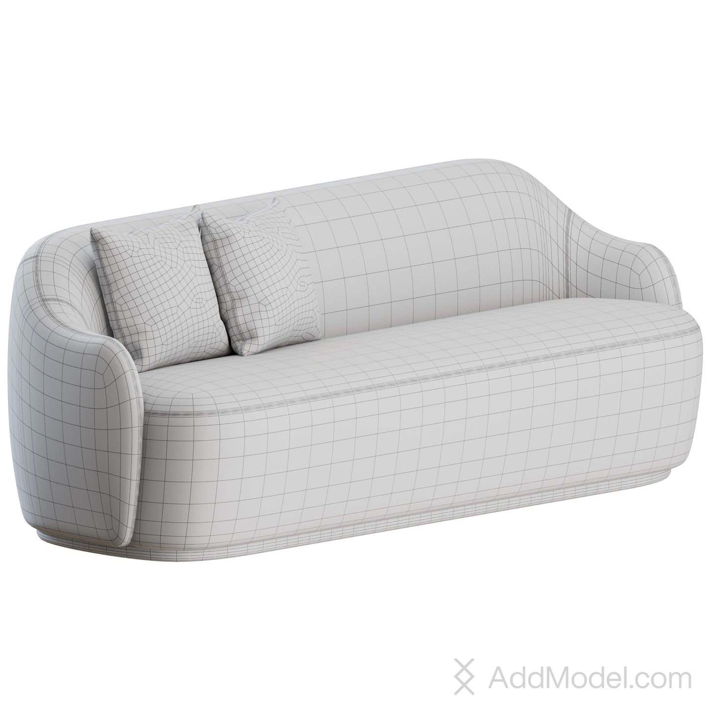 Barba Sofa By Fogia 3D Model