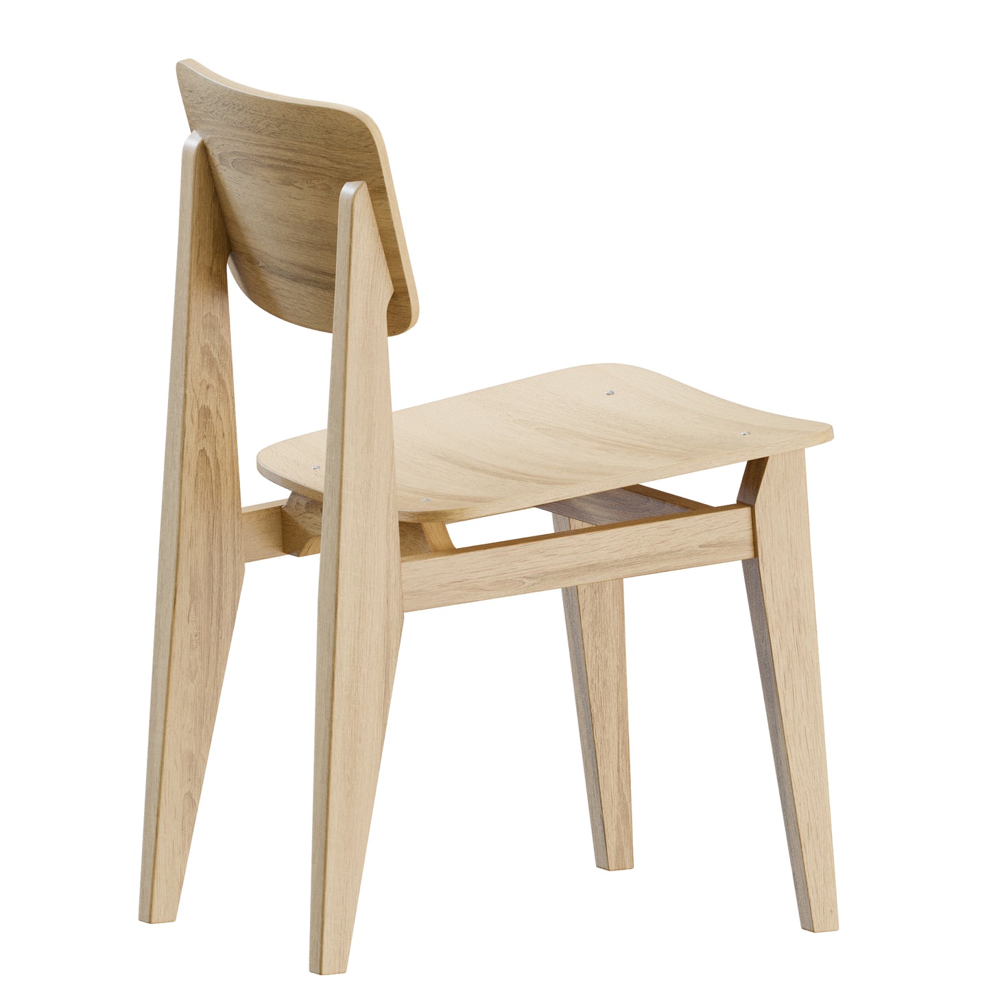 C-Chair Dining Chair Wood Gubi 3D Model