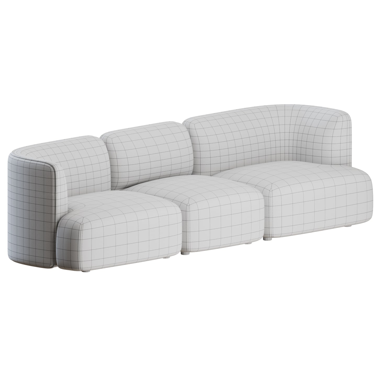 Panorama Modular Sofa 02 Wendelbo 3D Model