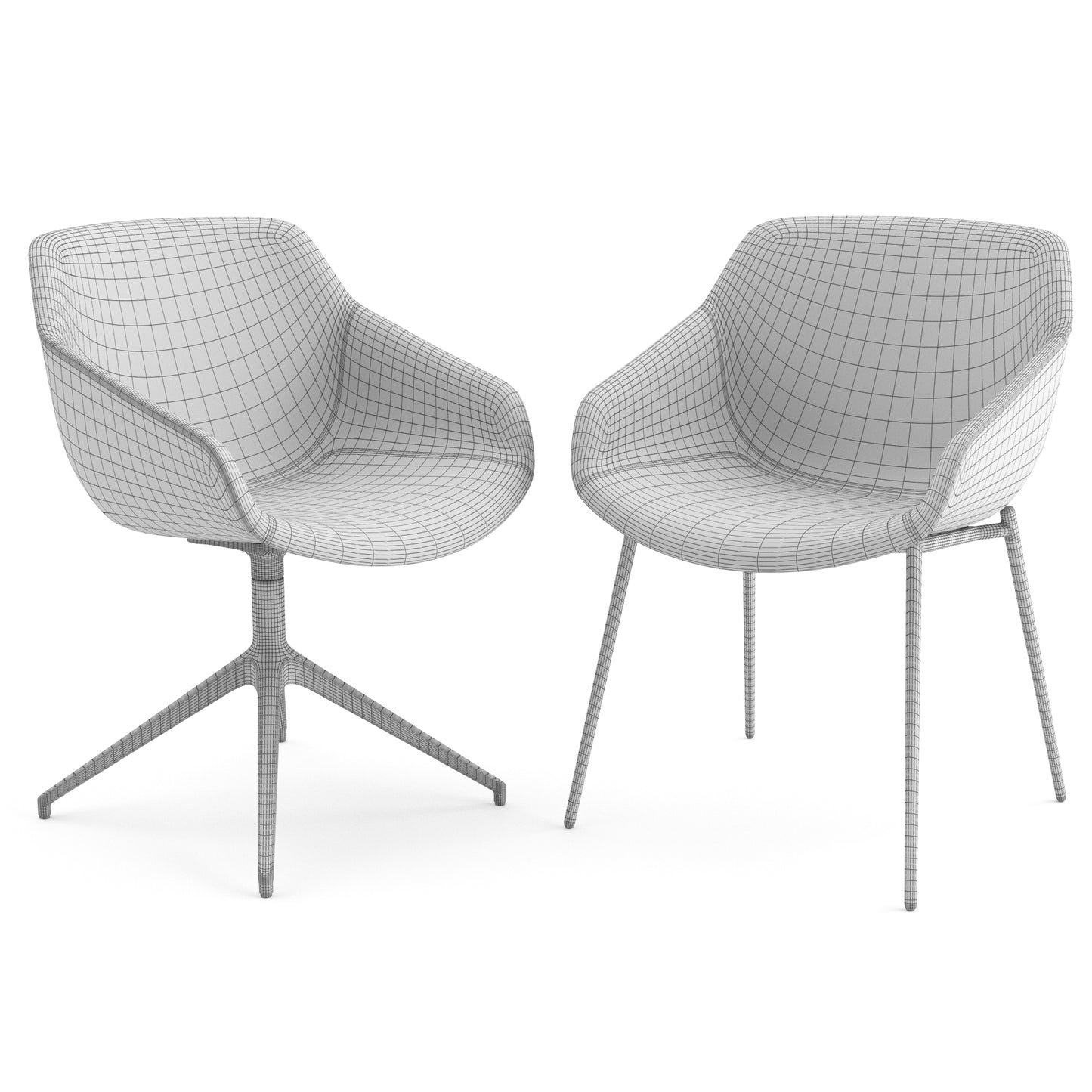 Vienna Chairs By BoConcept 3D Model